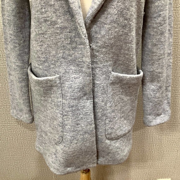 Nanette Lepore Wool Blend Coat Mid-length Fits size S Grey NWT - Picture 5 of 8